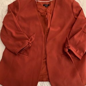 Burnt orange blazer